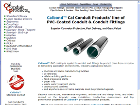 coated conduit website designed developed maintained by larry dunlap web design