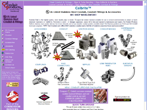 stainless steel conduit website designed developed maintained by larry dunlap web design