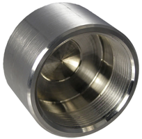 stainless steel conduit cap product photo by larry dunlap graphic design